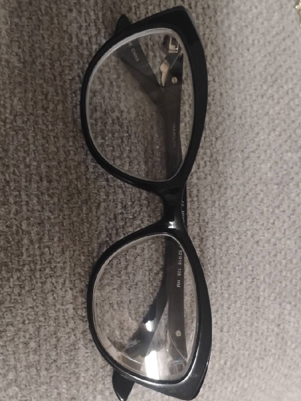 Marilyn Monroe Black Cat-Eye Women's Eyeglass Frames